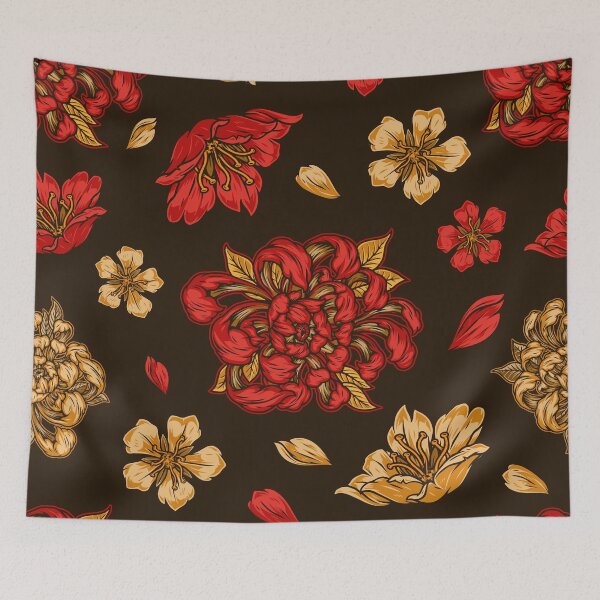 Item preview, Japanese Flowers designed and sold by Vector Scout Lab.