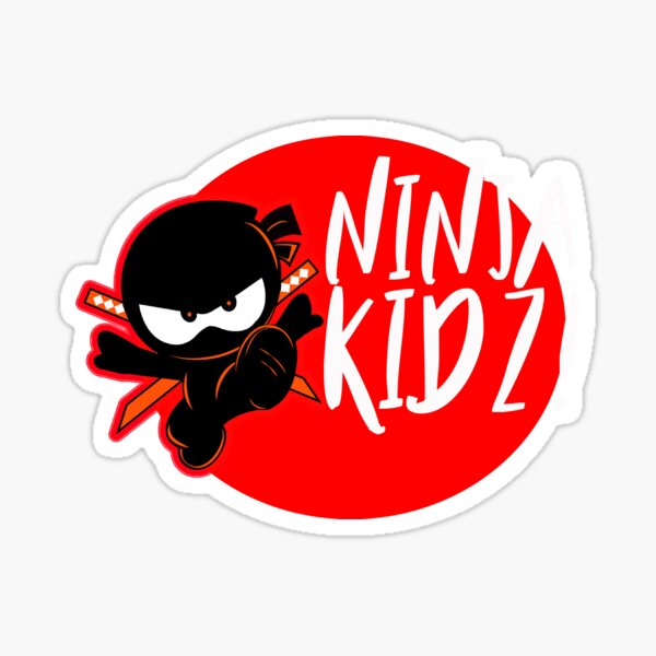 “ninja kidz officiel Sticker” Sticker for Sale by danesicdheggl | Redbubble