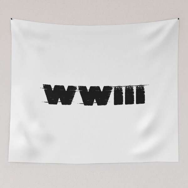 Item preview, world war 3 black bold typography designed and sold by X-Trends.