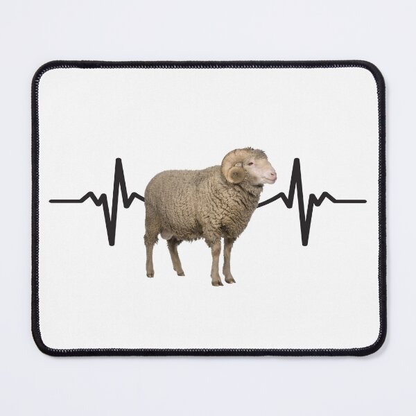 Item preview, sheep heartbeat designed and sold by WerbegrafikZ.