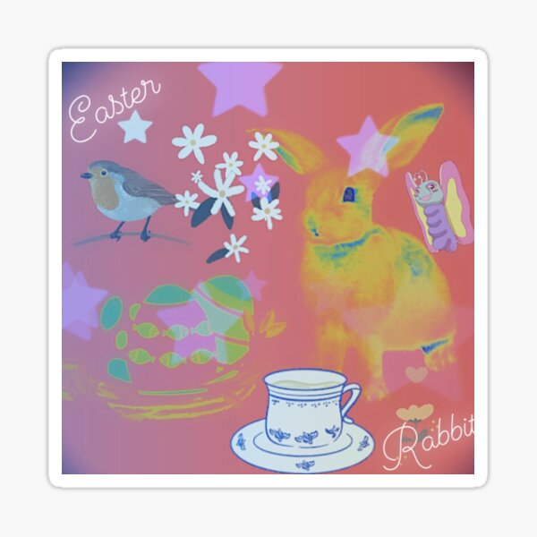 Item preview, Easter rabbit designed and sold by Tonyasartprints.