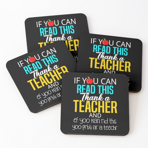 Item preview, If You Can Read This Thanks A Teacher designed and sold by PrincessBrogan.
