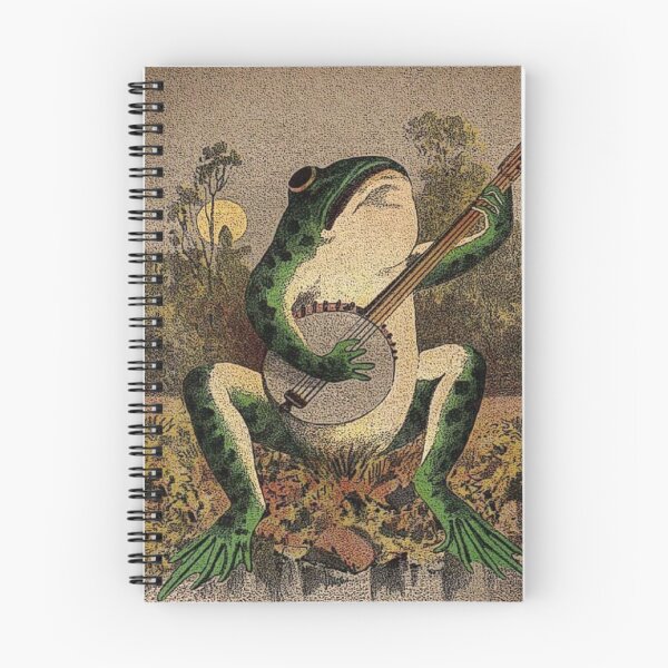 Item preview, A Frog Playing Banjo in The Moonlight designed and sold by amandahaubr.