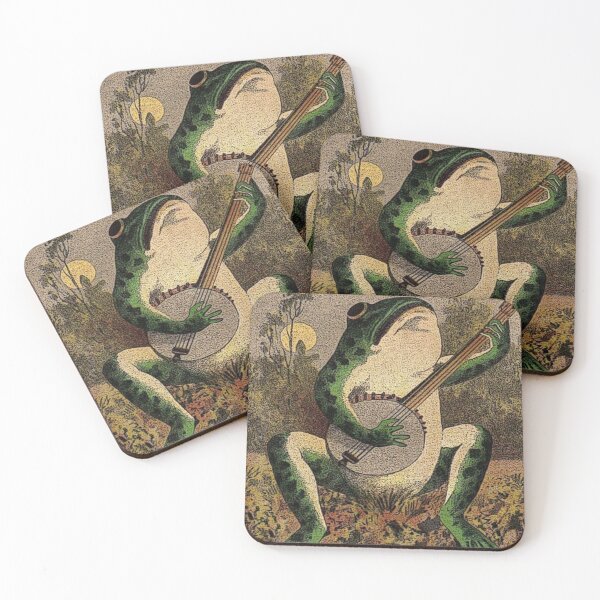 Item preview, A Frog Playing Banjo in The Moonlight designed and sold by amandahaubr.