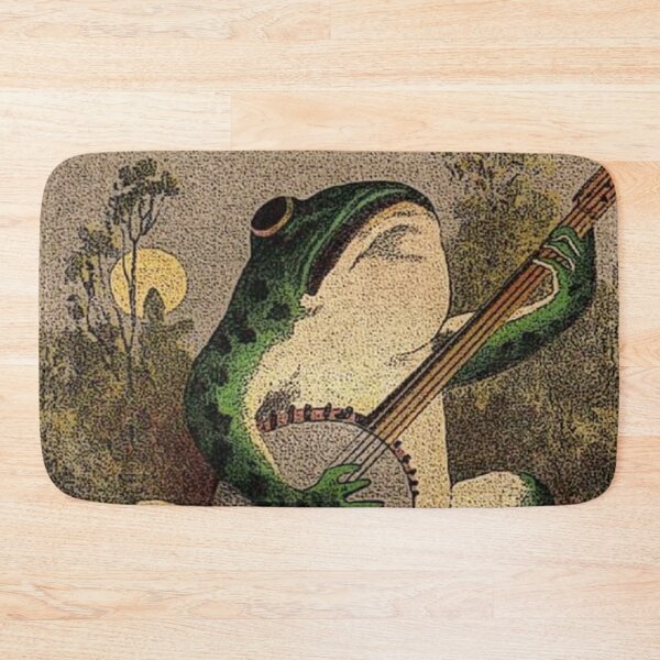 Item preview, A Frog Playing Banjo in The Moonlight designed and sold by amandahaubr.
