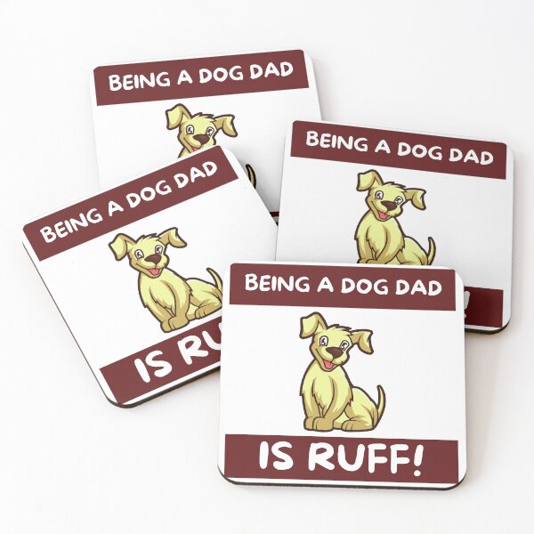 Item preview, Best Dog Dad| Dog Lover Gift |Pet Lover| Fur Parents | Dog Dad | Mum Gift - Being a dog dad is ruff!  designed and sold by Duncan Udawatta  | The Mugzz Shop.