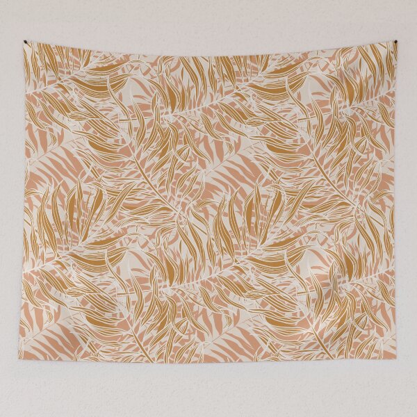 Item preview, Boho tropical Hand drawn print graphic pattern designed and sold by RSDigitalPrintDesign.