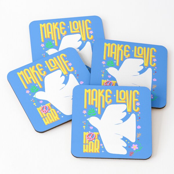 Item preview, MAKE LOVE NOT WAR designed and sold by KimoStudio.