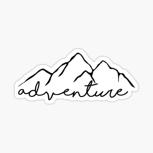 Adventure- sticker Sticker