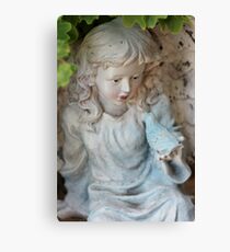 Oh the stories we could share .... in the garden Canvas Print