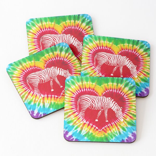 Item preview, Tie Dye Heart Zebra designed and sold by SweetThreads79.