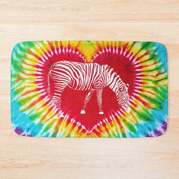 Item preview, Tie Dye Heart Zebra designed and sold by SweetThreads79.