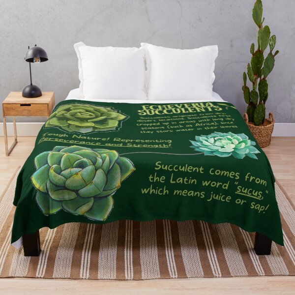Item preview, Echeveria Succulent Fun Fact designed and sold by KyleNesas.