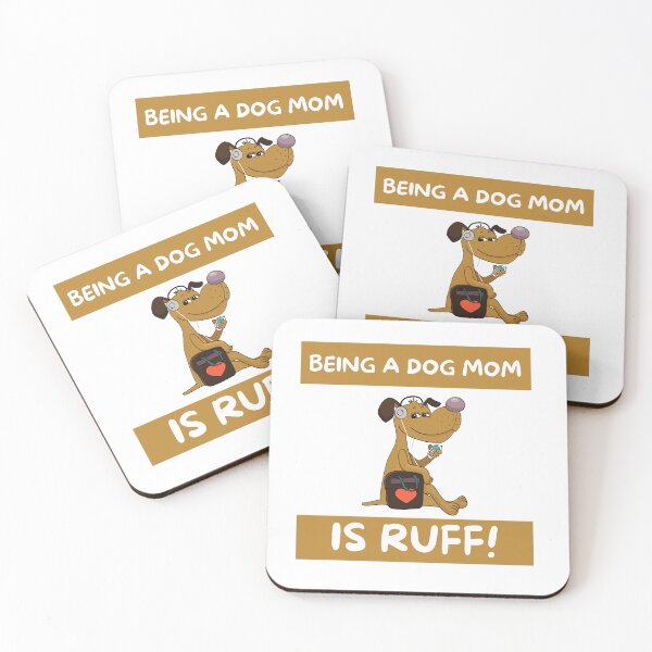 Item preview, Being a dog Mom is ruff! Best Dog Mom| Dog Lover Gift |Pet Lover| Fur Parents|Dog Mom | Dog Mom Gift  designed and sold by Duncan Udawatta  | The Mugzz Shop.