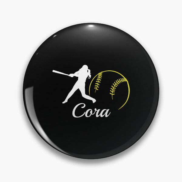 Item preview, Cora Name Gift Personalized Softball designed and sold by celestekey.