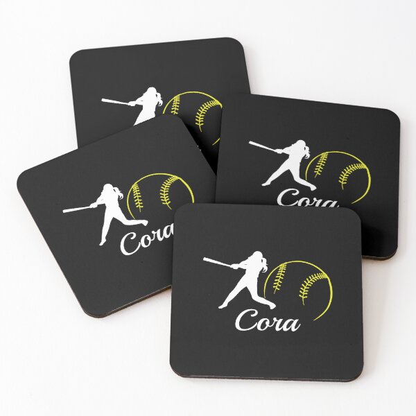 Item preview, Cora Name Gift Personalized Softball designed and sold by celestekey.