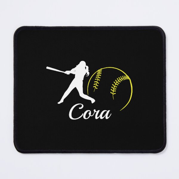 Item preview, Cora Name Gift Personalized Softball designed and sold by celestekey.