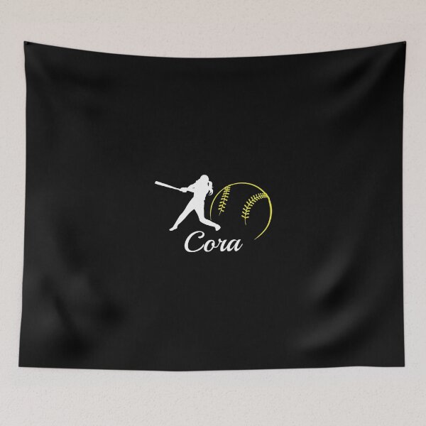 Item preview, Cora Name Gift Personalized Softball designed and sold by celestekey.