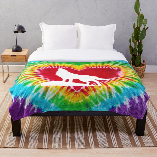 Item preview, Tie Dye Heart Wolf designed and sold by SweetThreads79.
