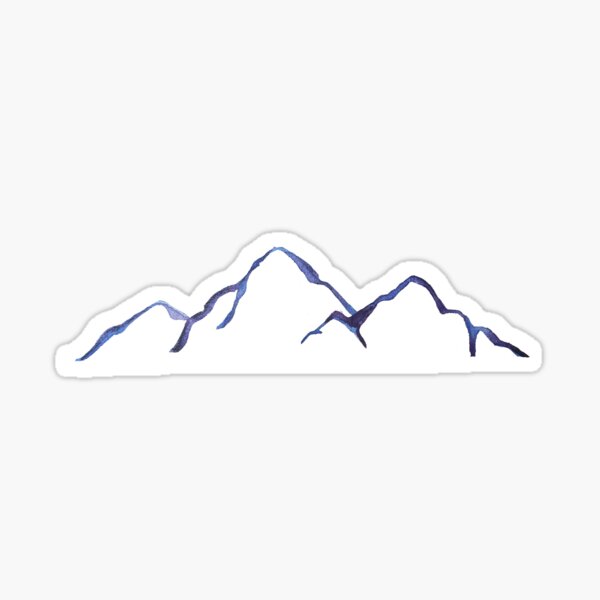 Mountains Sticker