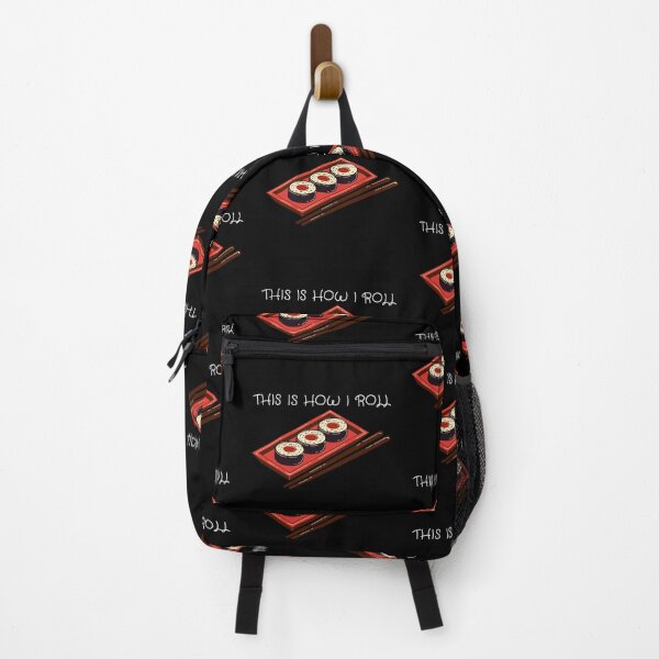 Item preview, This Is How I Roll Pun Sushi In Black designed and sold by LuckyKermit.