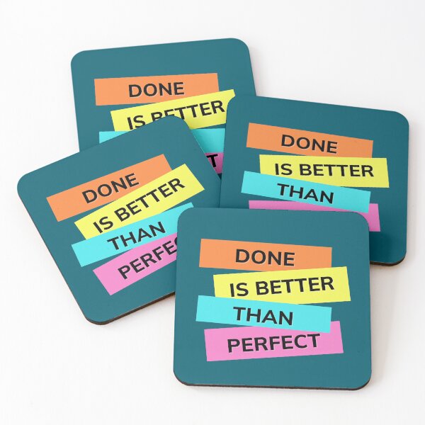Item preview, Done is better than perfect for overthinkers everywhere designed and sold by headpossum.