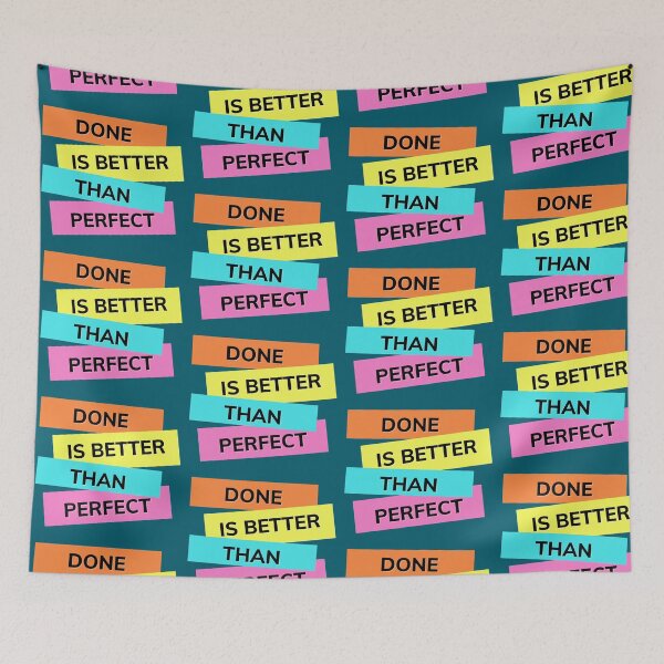 Item preview, Done is better than perfect for overthinkers everywhere designed and sold by headpossum.