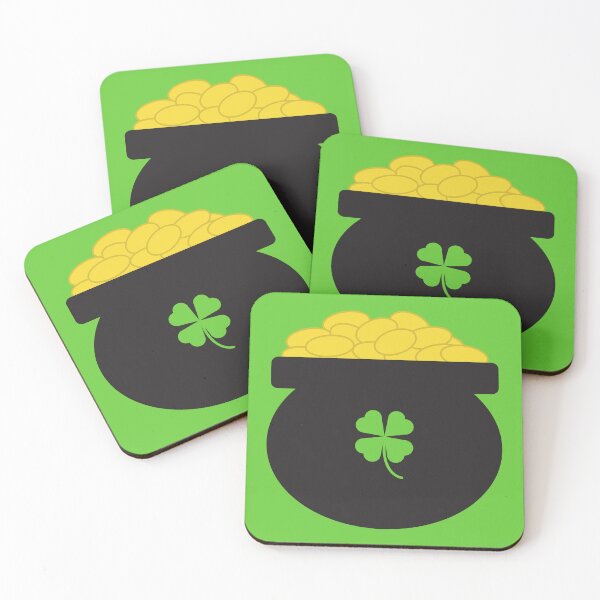 Item preview, Pot of Gold Shamrock St Patrick's Day in Green designed and sold by Kelly Leung.