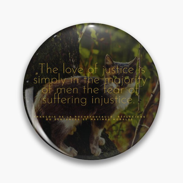 Item preview, Francois de la Rochefoucauld Quote #1 catof quotes designed and sold by Cat of Quotes.