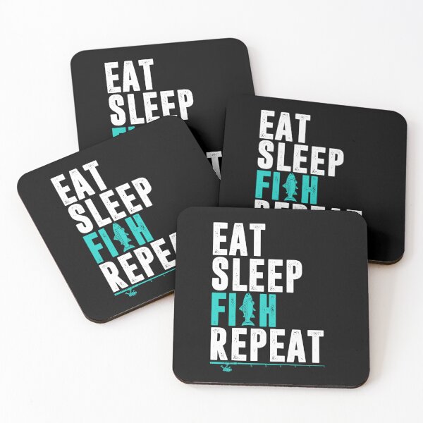 Item preview, Eat Sleep Fish Repeat Kids Fishing designed and sold by Rosartistshop.