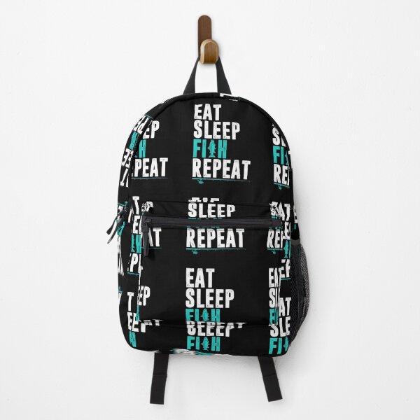 Item preview, Eat Sleep Fish Repeat Kids Fishing designed and sold by Rosartistshop.
