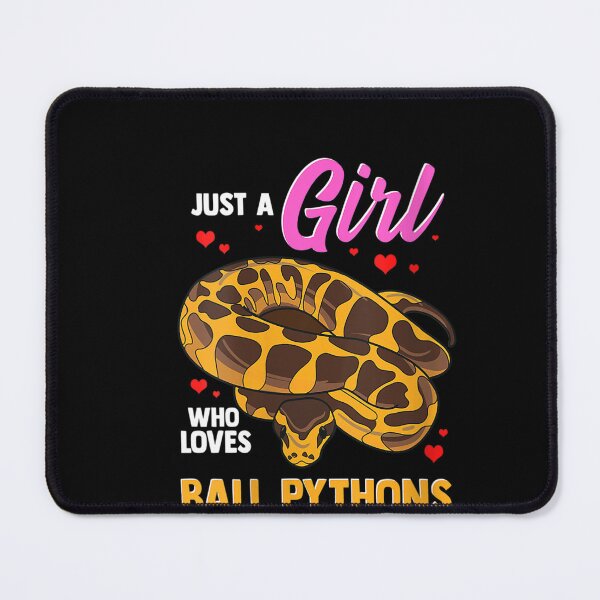 Item preview, Womens Funny Just A Girl Who Loves Ball Pythons Snakes Cobra Snake V-Neck T-Shirt designed and sold by BinderColbert.