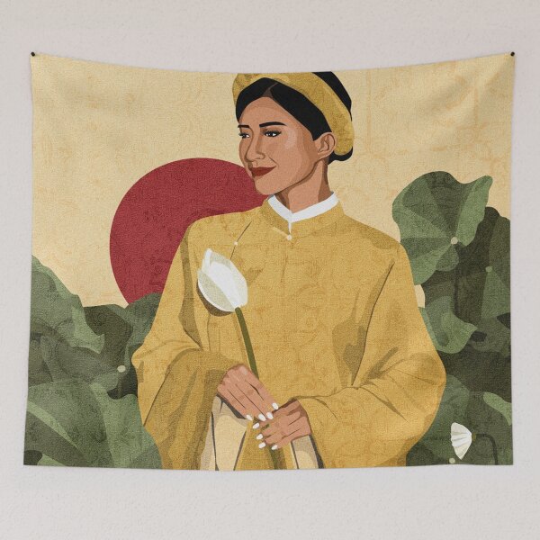 Item preview, Ao Dai Vietnamese Vietnam Vietnamese Woman designed and sold by johnjuliet.