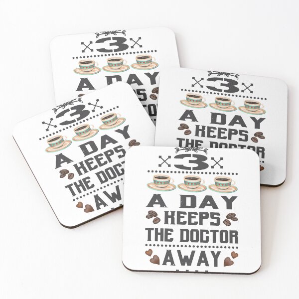 Item preview, Birthday Women Men Cups Of Coffee A Day Keeps The Doctor Away designed and sold by JasperPlantax13.
