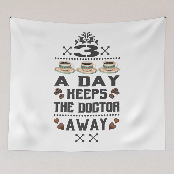 Item preview, Birthday Women Men Cups Of Coffee A Day Keeps The Doctor Away designed and sold by JasperPlantax13.
