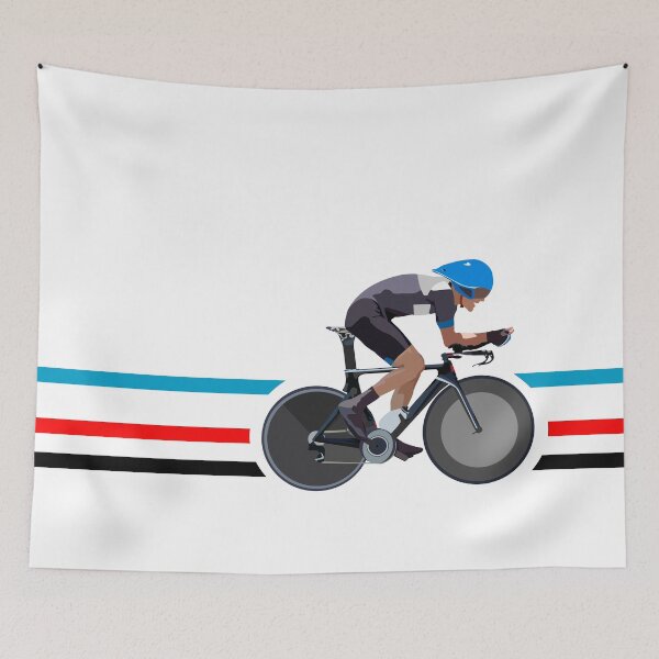 Item preview, Cycling sport drawing designed and sold by Blondiabshop.