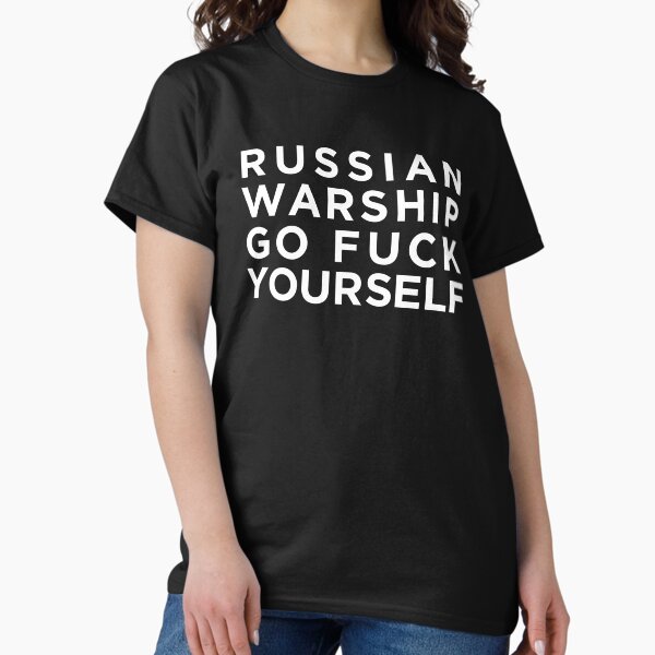 Artikel-Vorschau von Russisches Kriegsschiff, fick dich selbst, designt und verkauft von POPPINTOPS.
