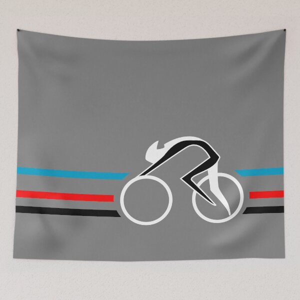 Item preview, Cycling sport drawing designed and sold by Blondiabshop.