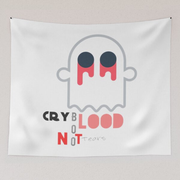 Item preview, Ghost cry blood not tears designed and sold by IDIOTICSELFISH.