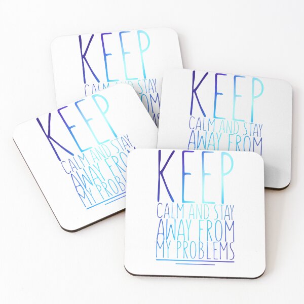Item preview, Keep calm and stay away from problems designed and sold by Roshan Keenoo.
