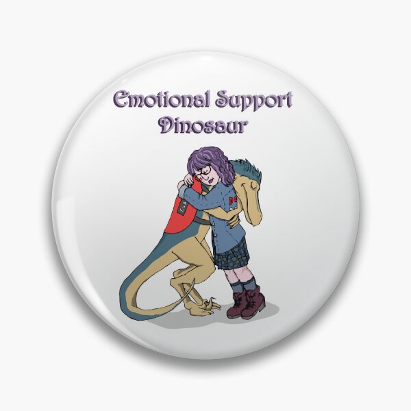 Item preview, Emotional Support Dinosaur designed and sold by MaritoDGtienda.
