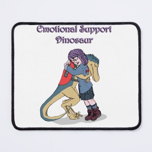 Item preview, Emotional Support Dinosaur designed and sold by MaritoDGtienda.