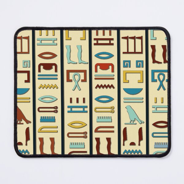 Item preview, Hieroglyphs Alphabet - Pictorial Language Of Egypt bright color with shade designed and sold by GREENOART.