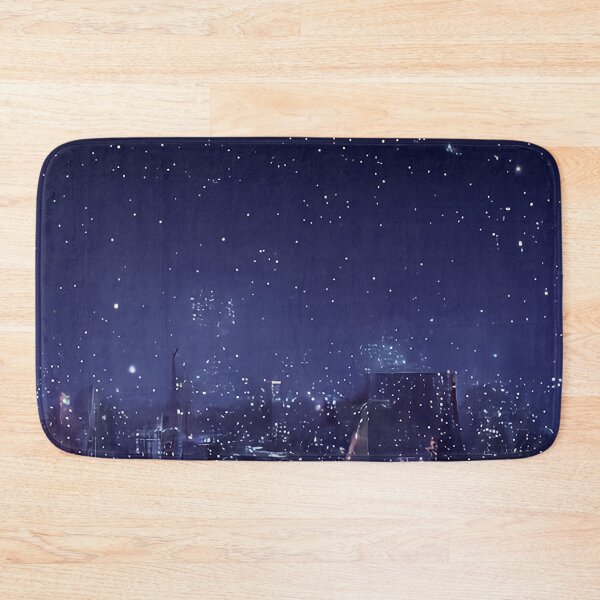 Item preview, City at Night Skyline Downtown starry sky designed and sold by philbraxton.