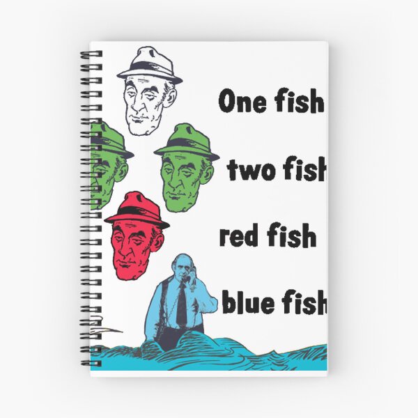 Item preview, Barney Miller One Fish Two Fish Red Fish Blue Fish designed and sold by FeXep0ve.
