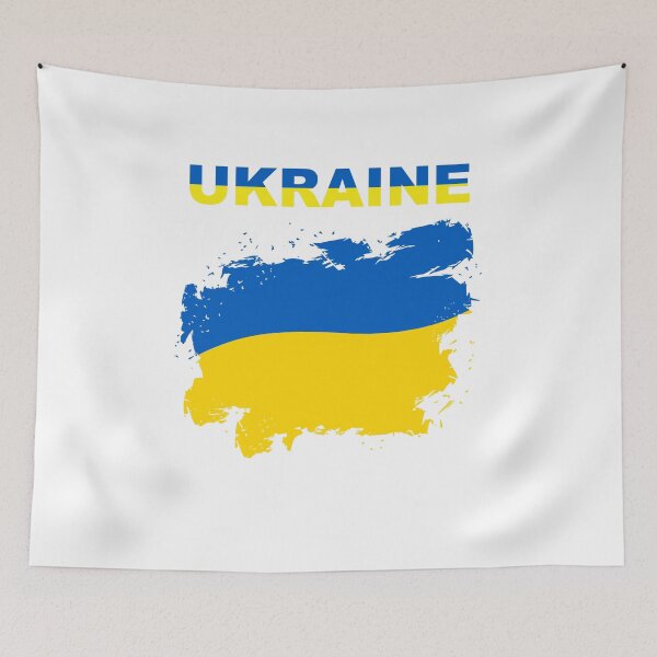Aperçu de l'œuvre Drapeau Ukraine Drapeau Ukrainien Souvenir Amour créée et vendue par Desinger12.