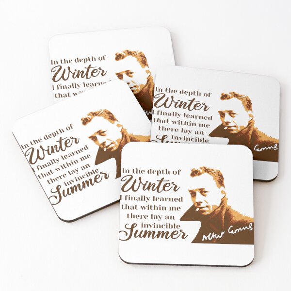 Item preview, Philosopher Albert Camus quotes pop art 5 designed and sold by challengecafe.