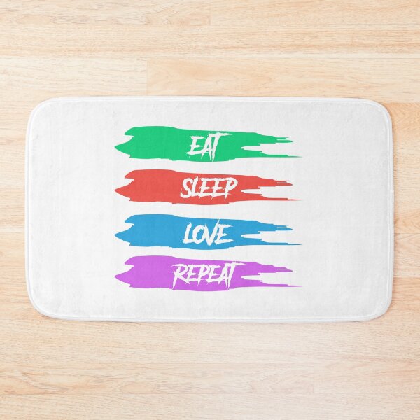 Item preview, Eat Sleep Love Repeat designed and sold by Ildar012.
