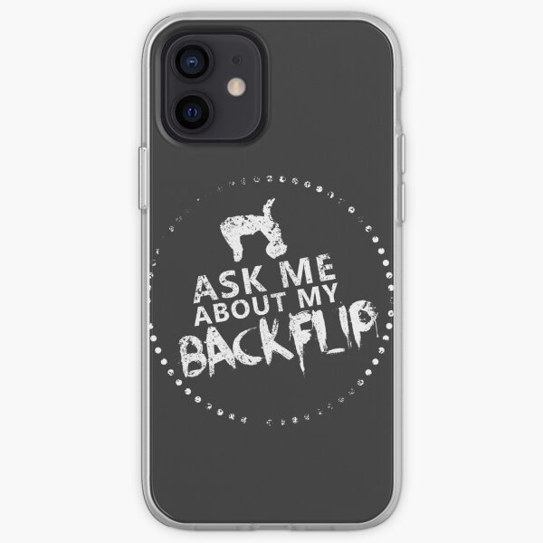 Ask me about my backflip iPhone Soft Case