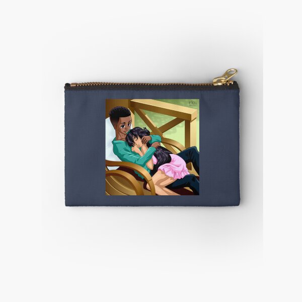 Item preview, AFRO-ANIME illustration Interracial cupid   designed and sold by AAndEdesign.